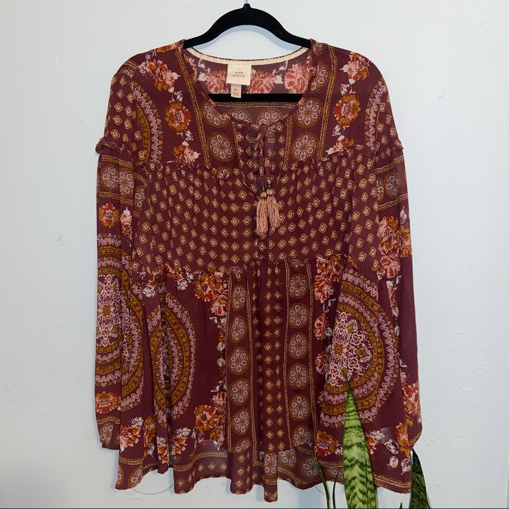 Knox rose blouse
